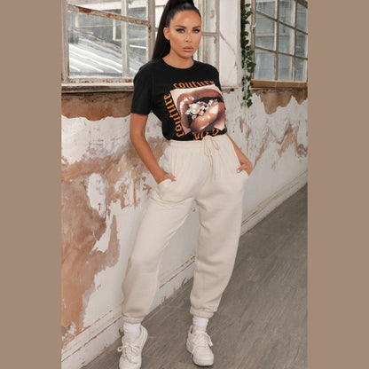 Sand Cuffed Joggers - Lizzie